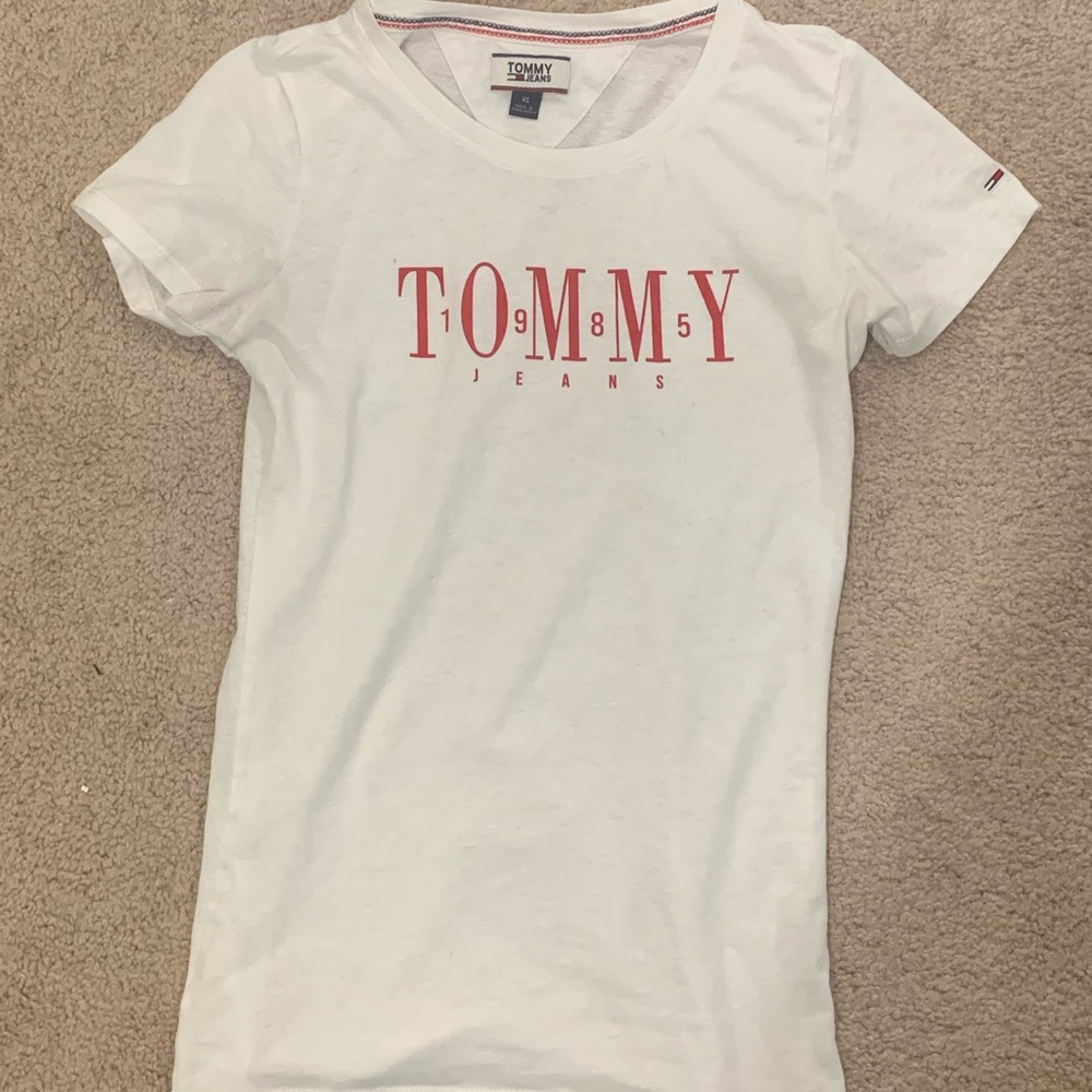 White Tommy Hilfiger Jeans T-shirt 🤍❤️